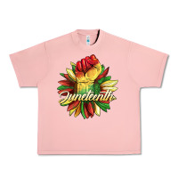 Salmon juneteenth fist sunflower Urban Heavy Tee - BarkalooDesign