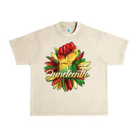 Sandshell juneteenth fist sunflower Urban Heavy Tee - BarkalooDesign