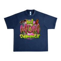 Navy hot mom summer Urban Heavy Tee - texasbilliewilder
