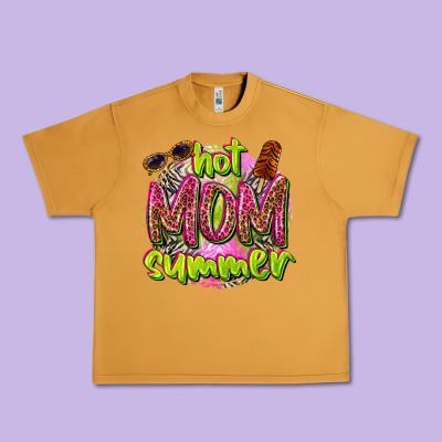 Hot Mom Summer Urban Heavy Tee Designed By Texasbilliewilder