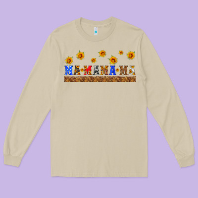 Usa Mama Libbey Cup Long Sleeve Tee Designed By Hra Design Shop
