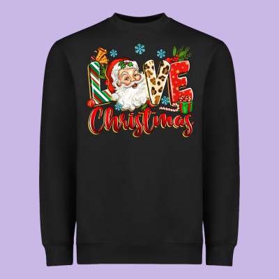 Love Christmas Heavyweight Sweatshirt Designed By Zillion Design Studio