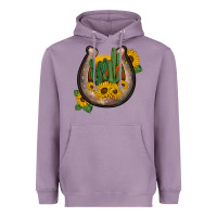 Lavender western horseshoe sunflower cactus Heavyweight Hoodie - BarkalooDesign