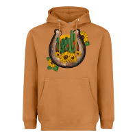 Meerkat western horseshoe sunflower cactus Heavyweight Hoodie - BarkalooDesign