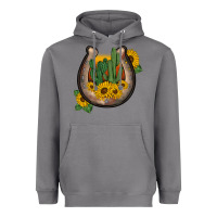 Storm western horseshoe sunflower cactus Heavyweight Hoodie - BarkalooDesign