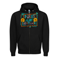 Black spoiler alert i dont care Zipper Hoodie - AdoDesignShop