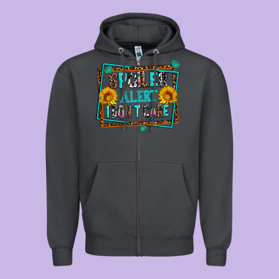 Spoiler Alert I Dont Care Zipper Hoodie Designed By Adodesignshop