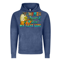 Vintage Denim Pumpkin spice and livin' my best life Vintage Hoodie - RanaPortraitStore