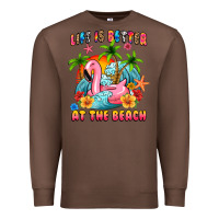 Chestnut life is better at the beach Premium Sweatshirt - MaliasSmallBusiness
