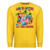 Lemon life is better at the beach Premium Sweatshirt - MaliasSmallBusiness