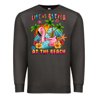 Smoke life is better at the beach Premium Sweatshirt - MaliasSmallBusiness