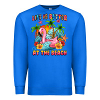 True Royal life is better at the beach Premium Sweatshirt - MaliasSmallBusiness