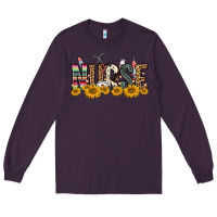 Plum nurse sunflower Long Sleeve Tee - FaDigitalArtStudio