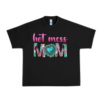 Black hot mess mom Urban Heavy Tee - texasbilliewilder