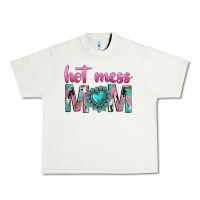 Pistachio hot mess mom Urban Heavy Tee - texasbilliewilder