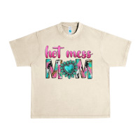 Sandshell hot mess mom Urban Heavy Tee - texasbilliewilder