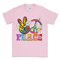 Bubblegum Pink lgbtq peace and sembols Classic Tee - HRA Design Shop