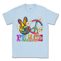 Dusty Blue lgbtq peace and sembols Classic Tee - HRA Design Shop