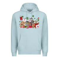 Blue Mist nurse coffee cups Premium Hoodie - MaliasSmallBusiness