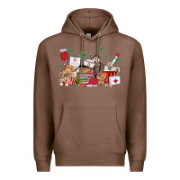 Chestnut nurse coffee cups Premium Hoodie - MaliasSmallBusiness