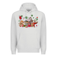 Dove Grey nurse coffee cups Premium Hoodie - MaliasSmallBusiness
