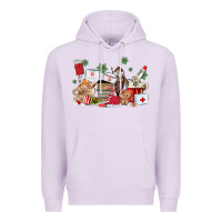 Lilac nurse coffee cups Premium Hoodie - MaliasSmallBusiness