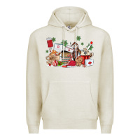 Oatmeal Heather nurse coffee cups Premium Hoodie - MaliasSmallBusiness