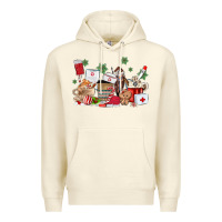 Sandshell nurse coffee cups Premium Hoodie - MaliasSmallBusiness