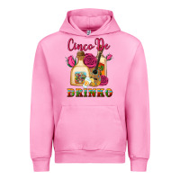Fuchsia Pink cinco de drinko Urban Hoodie - Artiststas
