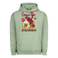 Pigment Oil Green cinco de drinko Urban Hoodie - Artiststas