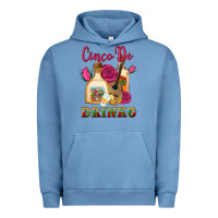 Pigment Pebble Blue cinco de drinko Urban Hoodie - Artiststas