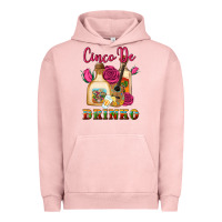 Pigment Salmon cinco de drinko Urban Hoodie - Artiststas