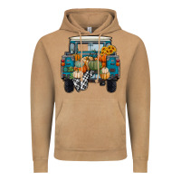 Vintage Camel Fall Pumpkin Farm Truck Vintage Hoodie - RanaPortraitStore