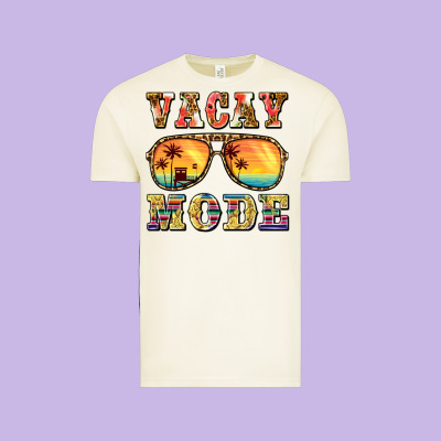 Vacay Mode Vintage Tee Designed By Barkaloodesign