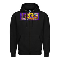 Black spooky squad 11oz mug Zipper Hoodie - BundleAndBundleShop