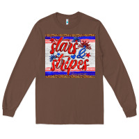 Chestnut stars and stripes tumbler Long Sleeve Tee - HRA Design Shop