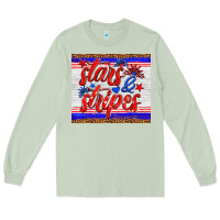 Matcha stars and stripes tumbler Long Sleeve Tee - HRA Design Shop