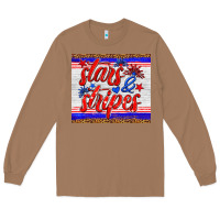 Toasted Coconut stars and stripes tumbler Long Sleeve Tee - HRA Design Shop