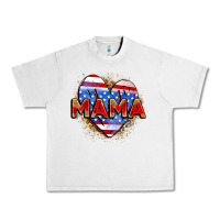 Lunar Rock American mama heart Urban Heavy Tee - Zillion Design Studio