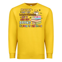 Lemon money can't buy happiness but it can buy books Premium Sweatshirt - MaliasSmallBusiness