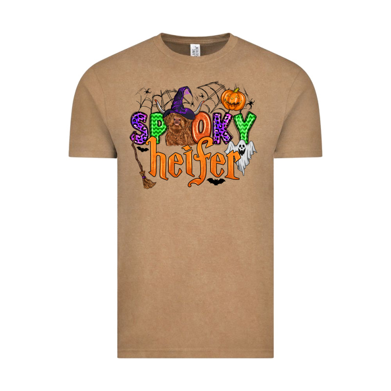 Spooky Heifer Vintage Tee by Zillion Design Studio | Teevron