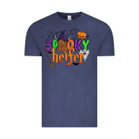 Vintage Denim spooky heifer Vintage Tee - Zillion Design Studio