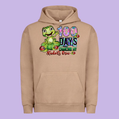100 Days Chancing My Students Crow Urban Hoodie Designed By Sublimationcraftshop
