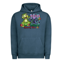 Pigment Midnight Navy 100 days chancing my students crow Urban Hoodie - SublimationCraftShop