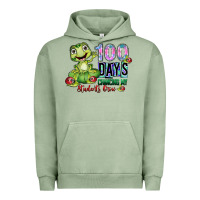 Pigment Oil Green 100 days chancing my students crow Urban Hoodie - SublimationCraftShop