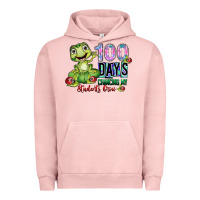Pigment Salmon 100 days chancing my students crow Urban Hoodie - SublimationCraftShop