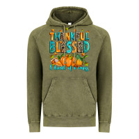 Vintage Olive Thankful blessed and kind of a mess Vintage Hoodie - RanaPortraitStore