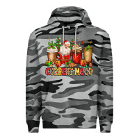 Slate Camo Christmas Santa coffee cups current mood Premium Hoodie - MaliasSmallBusiness