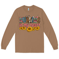 Toasted Coconut nursing in my heart Long Sleeve Tee - FaDigitalArtStudio