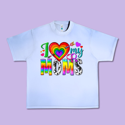 I Love My Moms Urban Heavy Tee Designed By Texasbilliewilder